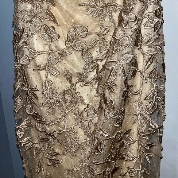 A beautiful nude/ beige gown. Size 6. From Amelia Couture. - Picture 3 of 6